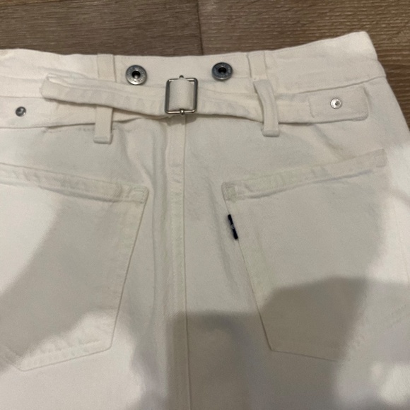 Levis White Button Down Pants - Picture 6 of 7